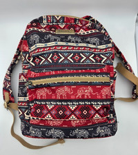 Kinmac Bohemian Water Resistant Laptop Backpack Cushion Straps Red Elephant picture
