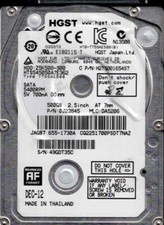 HTS545050A7E362,  0J23845, MLC: DA5206  HGST SATA 500GB  2012 picture