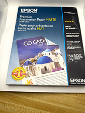Epson Premium Presentation Paper Matte Double-Sided Inkjet 8.5x11 50ct S041568 picture