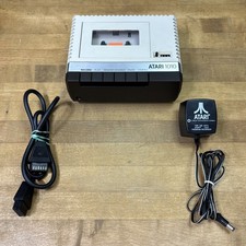 Vintage 1983 Atari 1010 Program Cassette Recorder SIO Cable Power Supply Tested picture