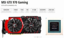 MSI Nvidia GeForce GTX 970 Gaming 4GB GDDR5 Graphics Card ✅DP HDMI 2x DVI✅ picture