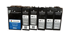 Dell series 24 Empty Ink Cartridges for Refilling 5 Black/1 Color picture