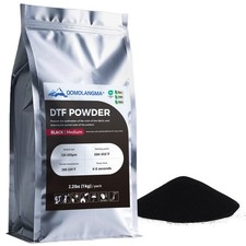 Black Anti-sublimation TPU DTF Powder Transfer Hot Melt Adhesive Powder 2.2lbs picture