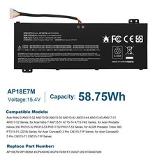 AP18E7M AP18E8M Battery For Acer Nitro5 AN515-52 AN515-54 AN515-55 15.4V 58.75Wh picture