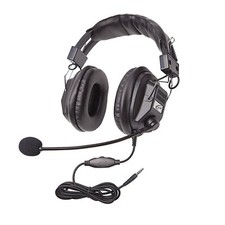 Califone 3068MT 3.5mm Over-Ear Black Stereo Headset w/Microphone Volume Control picture