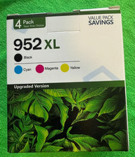 952XL Ink Cartridge 4 Pack BK C M Y for HP OfficeJet Pro Printers picture