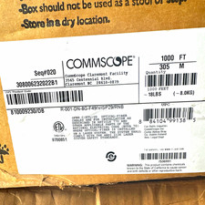 CommScope Single-Mode Optical Network Fiber Cable 1000 ft White Raw Fiber picture