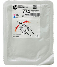 New Genuine HP 774 Light Magenta & Cyan (P2V98A) Printhead Cartridge picture