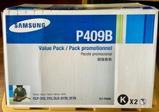 new SAMSUNG toner cartridges CLT-P409B 2-pack black CLP-310 315 CLX-3170 3175 picture