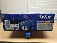 BROTHER TN229 4PK FULL SET TONER CARTRIDGES GENUINE OEM **Open Box Sealed Bags** picture