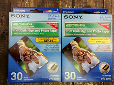 SONY SVM-30MS Color Print Pack Cartridge Complete Kit Lot Photo Paper DPP-EX NEW picture