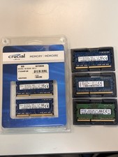 Laptop RAM Lot 5x4GB PC3L-12800S Crucial Hynix Kingston Samsung 20GB DDR3L-1600 picture