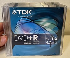 TDK DVD-R Recordable Discs – Set of 10 – Brand New – 4.7GB picture