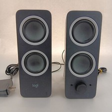 2 Pieces Logi Desktop Computer  Multimedia Speakers - Black Model 500181 picture