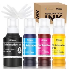 440ML Sublimation Ink Refilled Bottles for ET2400 ET2720 ET2760 ET2750 ET4800... picture