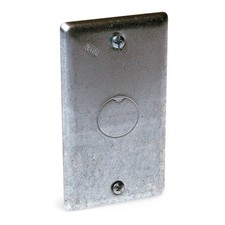 RACO 861 Electrical Box Cover,Square,KO Centered 3KF48 picture