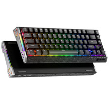 ATTACK SHARK R68 HE 60% 8000Hz Carbon Fiber Rapid Trigger Wired Gaming Keyboard picture