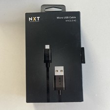 NXT Tech 4 Ft. USB-A to Micro-USB Charging Cable for Samsung/Android, Black54334 picture