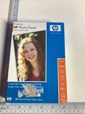 Genuine HP Premium Glossy Inkjet Photo Paper - 100 Sheets 4 x 6