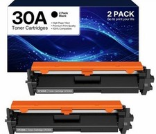 2PK CF230X BK Toner Cartridge for HP 30X LaserJet Pro MFP M227fdn M203dw M203dn picture