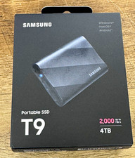 Samsung T9 4TB Portable External SSD Black 2000MB/s for Android/Mac/Windows picture