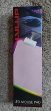brand new LVLUP Vivitar LED Mouse Pad LU735S-PNK 12 RGB Lighting modes picture