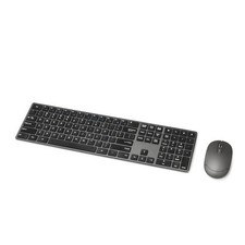 Amazon Basics Ultra Premium Wireless Keyboard and Mouse Combo, QWERTY, Black picture