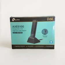 NEW TP-Link AXE5100 Wi-Fi 6E Tri-Band Ultra-Fast Wireless USB Adapter TXE5100UH picture