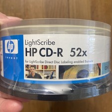 HP LightScribe CD-R Recordable Discs 52x 700MB 80 Min 25-Pack Spindle picture