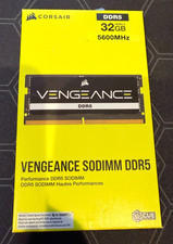 Corsair Vengeance 32GB 2x16GB DDR5-5600 SODIMM CMSX32GX5M2A5600C48 NEW SEALED picture