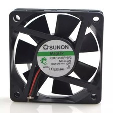 SUNON KDE1206PHV2 6015 DC12V 1.0W 6CM 2-Wire Silent Cooling Fan picture