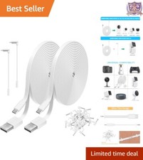 Extra Long 20FT Micro USB Charging Cable Set Compatible with Wyze, Blink & More picture