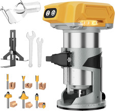 Cordless Router compatible with DeWalt 20V Battery, 800W Brushless Wood Router picture