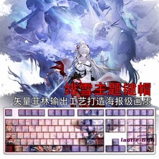 Wuthering Waves Hiyuki 108 Keycaps Dye-sub PBT keycap New for Cherry MX Keyboard picture