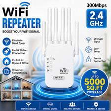 WiFi Extender Booster Repeater for Home & Outdoor Wireless Strong Penetrability picture