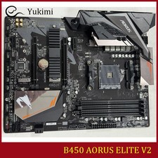 FOR GIGABYTE B450 AORUS ELITE V2 DDR4*4 128GB AMD AM4 ATX Ｍotherboard Test OK picture