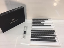 XVX 84-Key Keycap Set | Topographic Map Design | Black PBT | Mechanical Keyboard picture