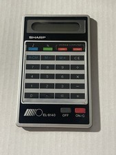Sharp Elsi Mate EL-8140 Calculator Rare Boxed with Instructions - Vintage 1978 picture