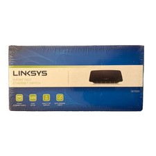 Linksys SE1500 5-Port Fast Ethernet Switch 10/100 Mbps Easy Setup NEW SEALED picture