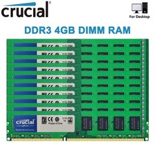 40GB DDR3 Crucial 1333 1600MHZ RAM 1.5V 240-Pin DIMM Desktop Memory 10x4GB KIT picture