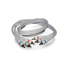 3ft HDTV Component Video Digital TV Triple RCA Shielded 3 - White picture