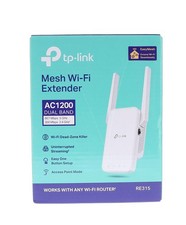 TP-Link RE315 AC1200 WiFi Extender Dual Band OneMesh 1500 Sq Ft Signal Booster picture