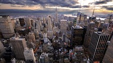 Landscape architecture new york city manhattan cityscape Custom Gaming Mat Desk picture