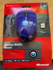 Microsoft Wireless Mobile Mouse 3500 BlueTrack (BLUE) - NEW IN SEALED BOX picture