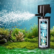 400GPH UV Aquarium Filter for 55 150 Gallon Fish Tank Algae picture