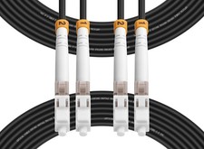 Fibergaga®Outdoor LC to LC OM3 Fiber Patch Cable Multimode TPU, 25M(82ft) | A... picture