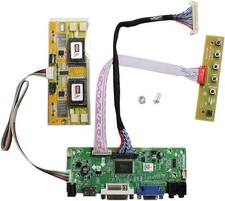 High-Definition VGA DVI LCD Controller Board for 17