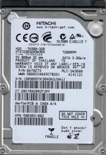 Hitachi HTS725032A9A364 P/N: 0A78273 MLC: DA3688 320GB Thailand picture