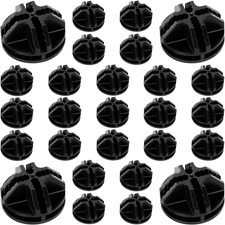 30Pcs Wire Cube Connectors, Wire Grid Cube Organizer Connector Plastic Storage picture