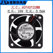 ADDA AD0424LS-C50 4020 DC24V 0.06A 4CM 2-Wire Silent Inverter Cooling Fan picture
